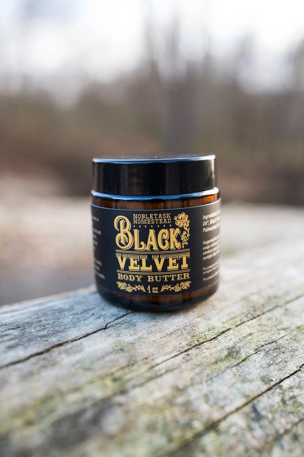 Black Velvet Body Balm - 4oz. jar