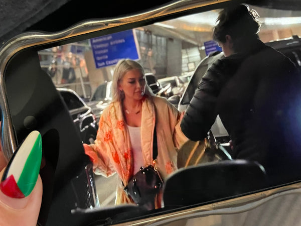 TIGERLILY ORANGE OMBRE KIMONO COAT | As seen on TV