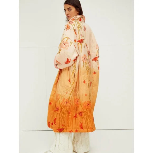 TIGERLILY ORANGE OMBRE KIMONO COAT | As seen on TV